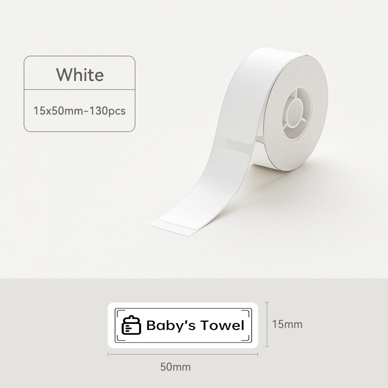 NIIMBOT [ D11/D110/D101/H1S ] Printable Thermal Label Sticker Paper - White 12-15mm