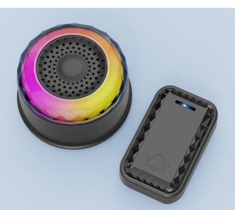 SMATRUL Wireless Doorbell [1 button/ 1 Receiver] - Black