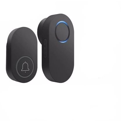 SMATRUL Wireless Doorbell BATTERY MODEL [1 BUTTON - 1 RECEIVER] - Black