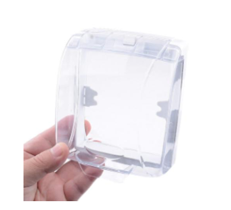 Waterproof Transparent Cover for Wireless Doorbell - WHITE