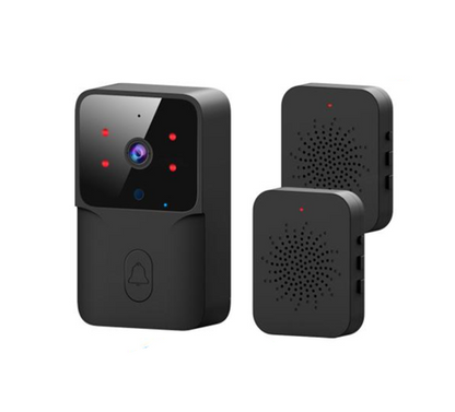 SMATRUL TUYA Wireless Intelligent  High-Definition Camera Wi-Fi Doorbell  (Outdoor) - Black 1/2