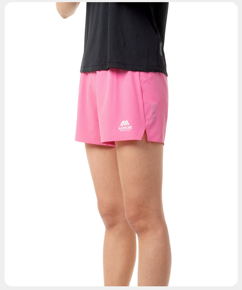 Aonijie FW6199 Quick-drying Outdoor Running Shorts - PINK