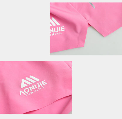 Aonijie FW6199 Quick-drying Outdoor Running Shorts - PINK