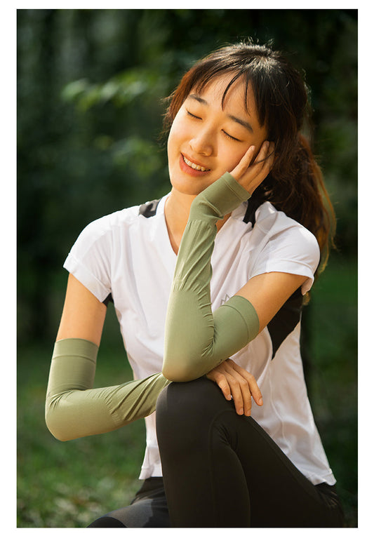 AONIJIE E4122 UV Sun Protection Sleeves - GREEN