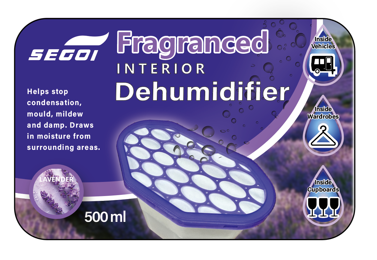 1 CASE Segoi DEHUMIDIFIER LAVENDER scented 500ml - (48 PCS)