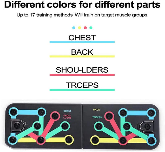 TOPKO Push-Up Board [Foldable and Portable]