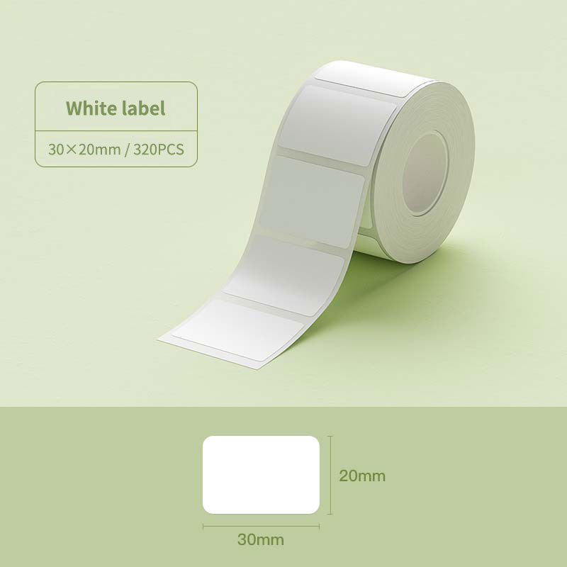 NIIMBOT [ B21/B1/B3S ] Printable Thermal Label Sticker Paper - White 20-50mm