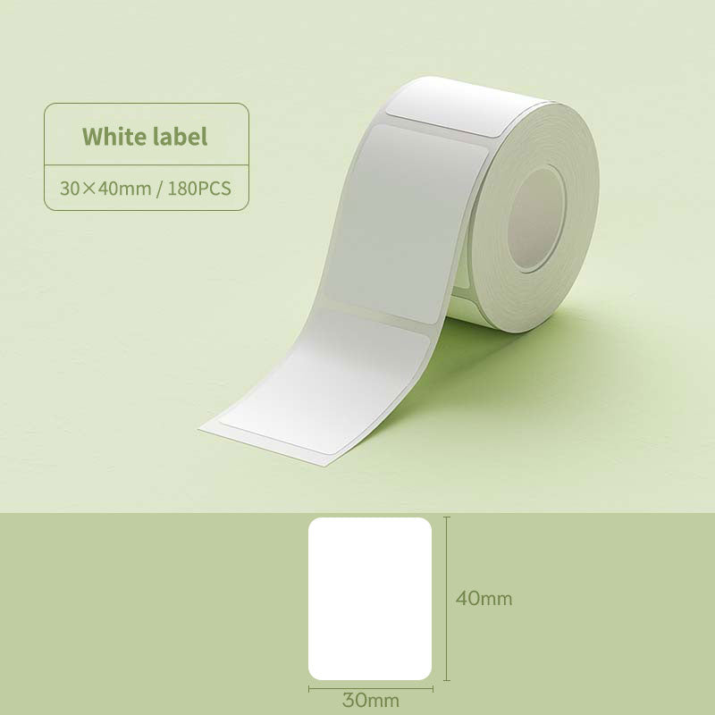 NIIMBOT [ B21/B1/B3S ] Printable Thermal Label Sticker Paper - White 20-50mm