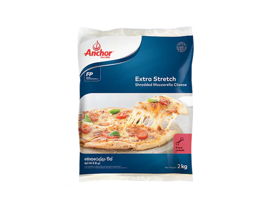 Anchor Shredded Mozzarella Extra Stretch 2kg