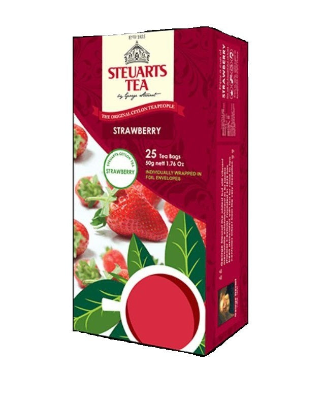 STEUARTS [Strawberry] 25 Tea bags