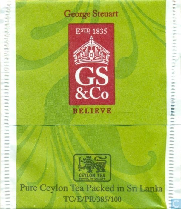 STEUARTS [Pure Green Tea] 25 Tea bags