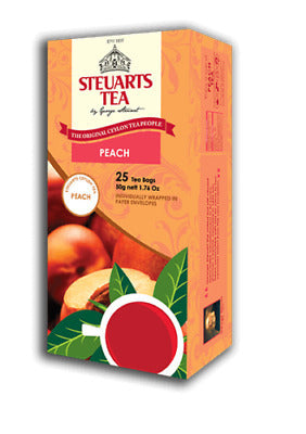 STEUARTS [Peach] 25 Tea bags