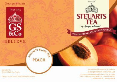 STEUARTS [Peach] 25 Tea bags