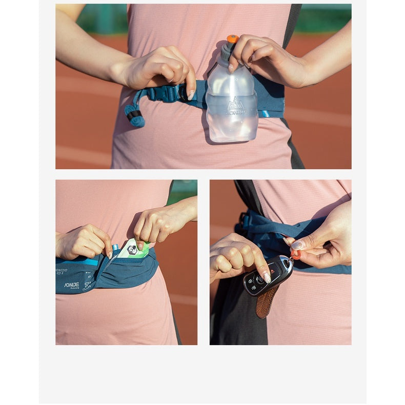 AONIJIE Water Resistant RUNNING BELT  [Black]