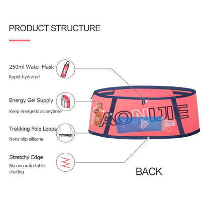 AONIJIE Ultralight WAIST BELT [S/M] - PINK