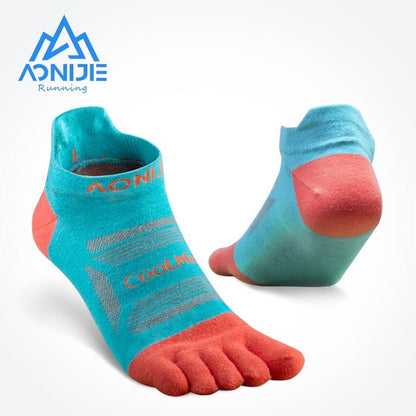 AONIJIE LOW CUT Cool Max Toe Socks [3 pairs] - MEDIUM