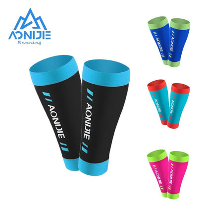 AONIJIE Calf Compression Leg sleeves [Large] - BLUE