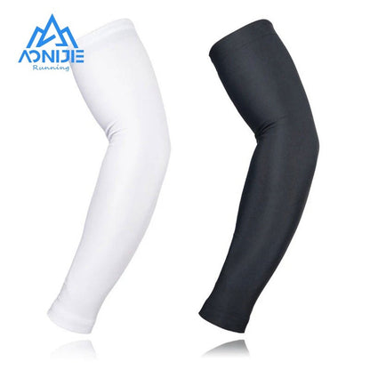 AONIJIE Cooling Arm Sleeves [Blue] - NO THUMB HOLE