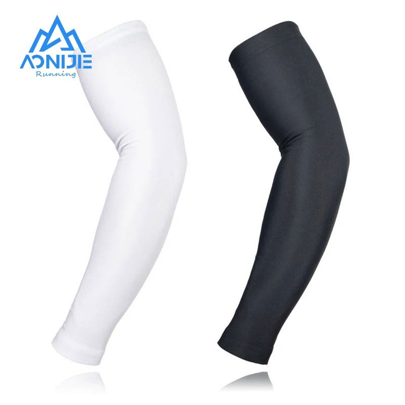 AONIJIE Cooling Arm Sleeves [Gray] - WITH THUMB HOLE
