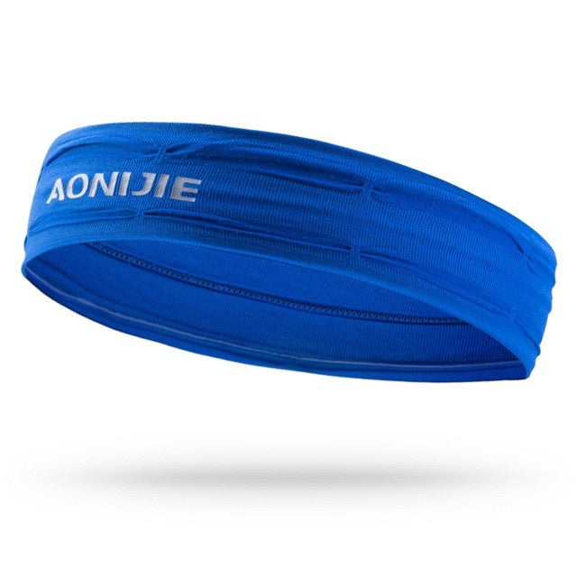 AONIJIE Sweatband Headband [BLUE]