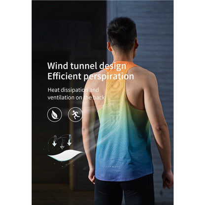 AONIJIE Quick Drying Men's Singlet [Medium] - RAINBOW