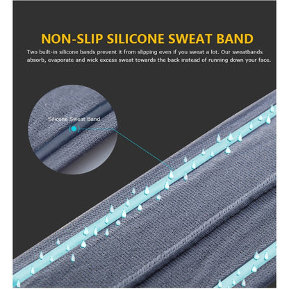 AONIJIE Sweatband Headband [YELLOW GREEN]