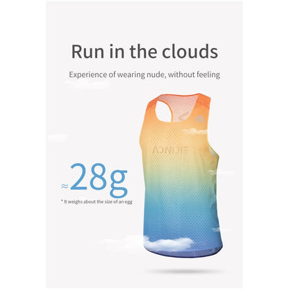 AONIJIE Quick Drying Men's Singlet [Small] - RAINBOW