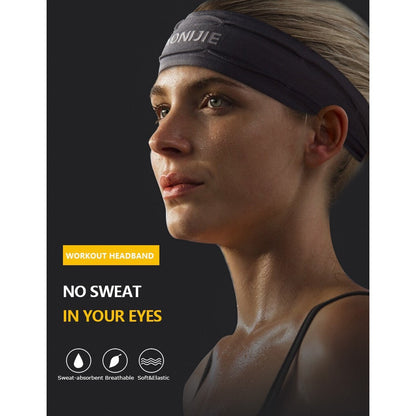 AONIJIE Sweatband Headband [BLUE]