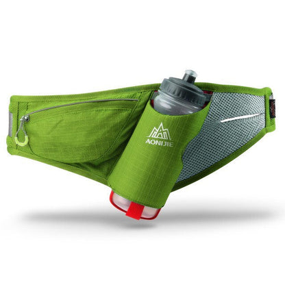 AONIJIE Running Belt With 600ml Water Bottle [E849 + SH600] - GREEN