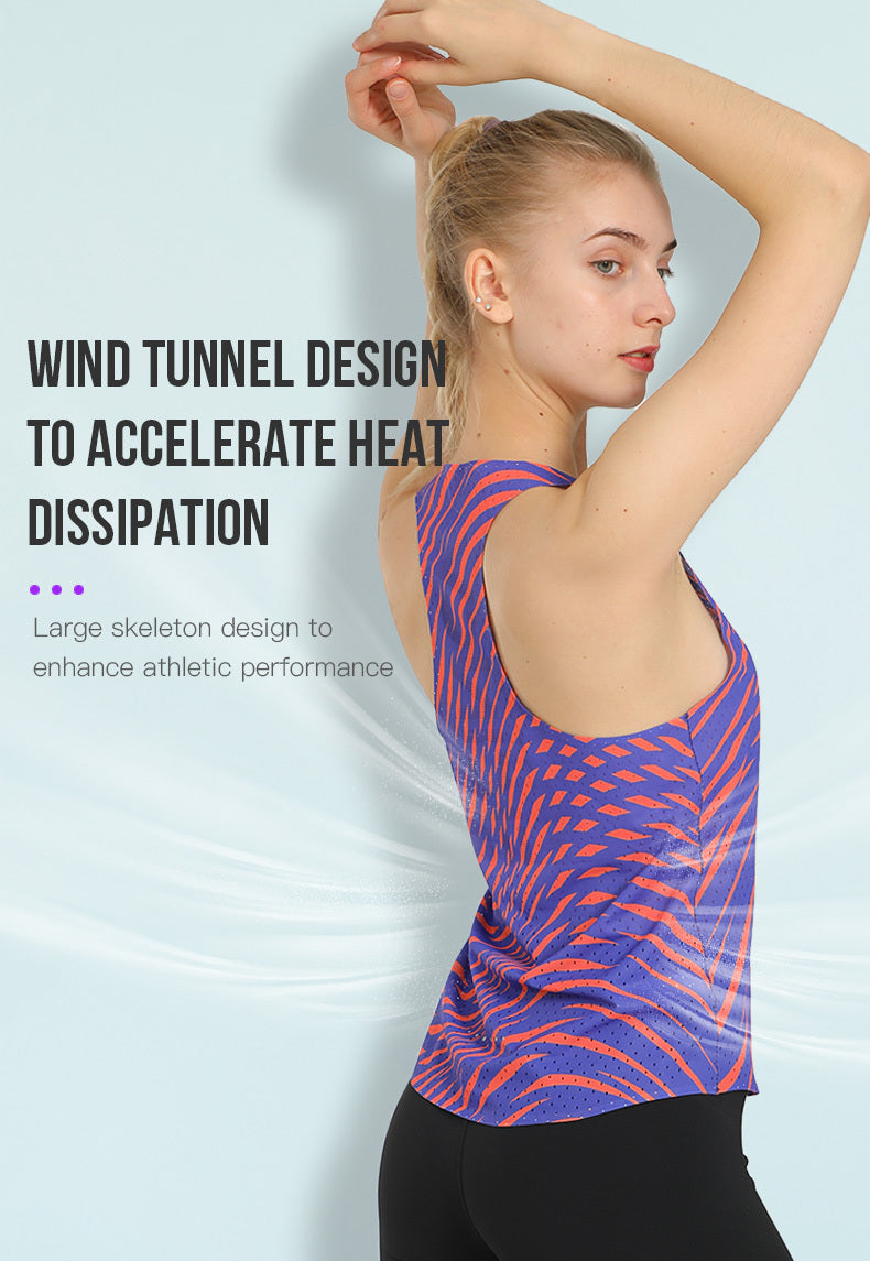 AONIJIE PURPLE Quick Drying Ladies Singlet [MEDIUM]