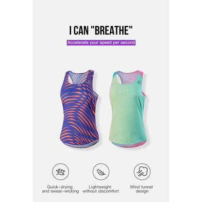 AONIJIE RAINBOW Quick Drying Ladies Singlet [XLARGE]