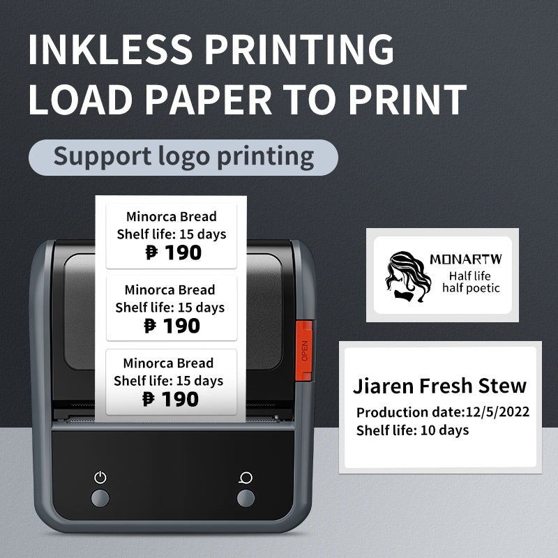 NIIMBOT [ B3S ] Label Printer Inkless Bluetooth Portable 20-75mm - GRAY