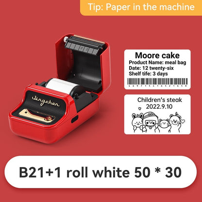 NIIMBOT [ B21 ] Label Printer 20-50mm Width - RED