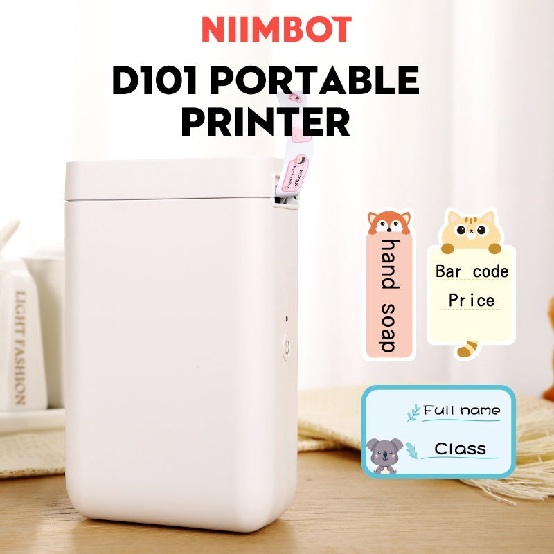 NIIMBOT [ D101 ] Bluetooth Label Printer 20-25mm -WHITE