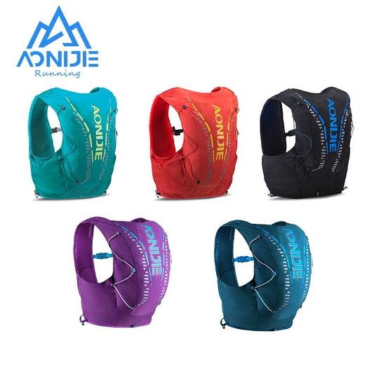 AONIJIE 12L Professional Hiking Hydration Backpack Running Vest  [S/M] - GREEN