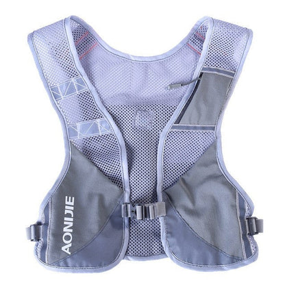 AONIJIE Reflective Running Vest Hydration Backpack  - GRAY