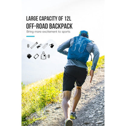 AONIJIE 12L Professional Hiking Hydration Backpack Running Vest [S/M] - BLUE