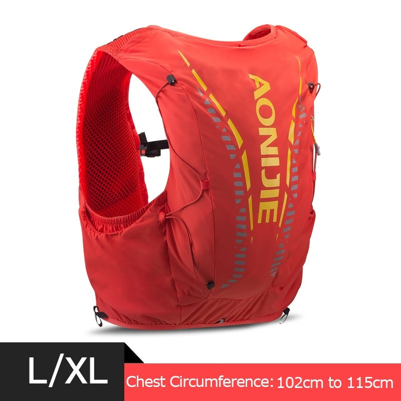AONIJIE 12L Professional Hiking Hydration Backpack Running Vest  [L/XL] - ORANGE