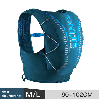AONIJIE 12L Professional Hiking Hydration Backpack Running Vest [M/L] - BLUE