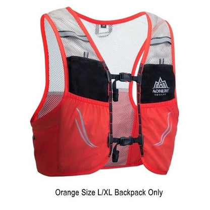 AONIJIE 2.5L Hydration Backpack Running Vest - L/XL ORANGE [Vest only]