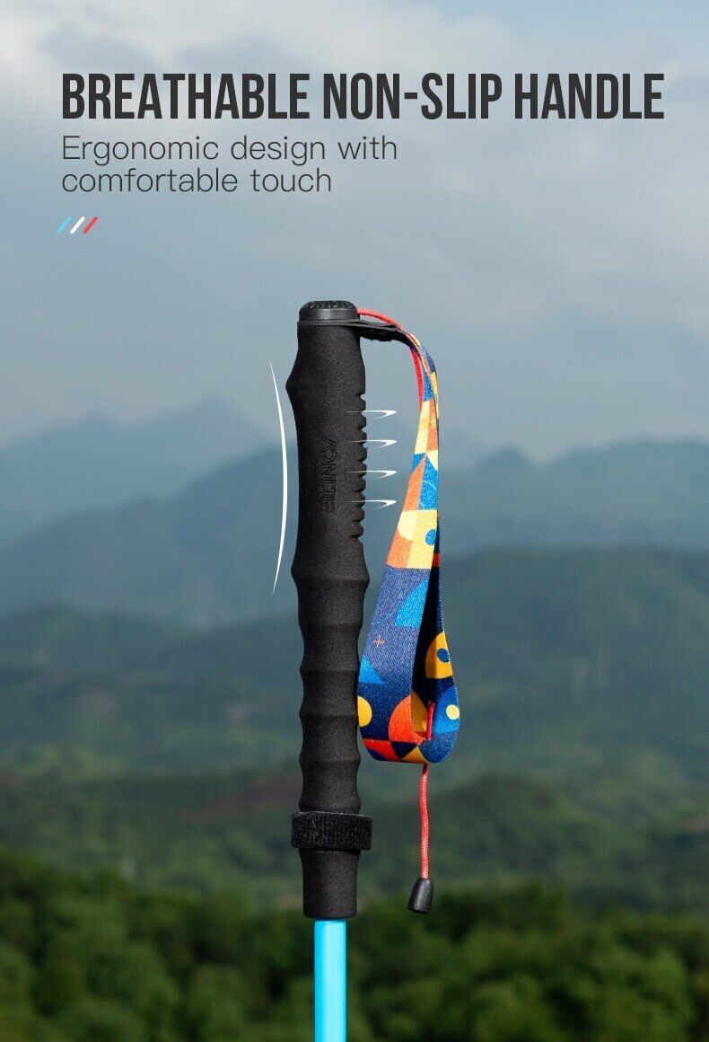 AONIJIE E4207 120cm Trekking pole [1 PC] - BLUE RED