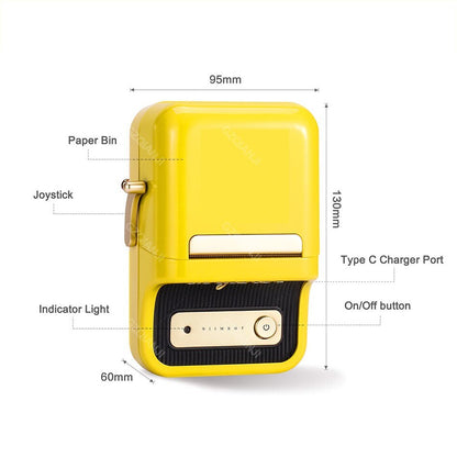 NIIMBOT [ B21 ] Label Printer 20-50mm Width - YELLOW