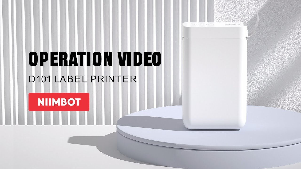 NIIMBOT [ D101 ] Bluetooth Label Printer 20-25mm -WHITE