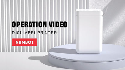NIIMBOT [ D101 ] Bluetooth Label Printer 20-25mm -WHITE