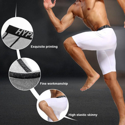 MEN'S COMPRESSION RUNNING SHORTS - Black