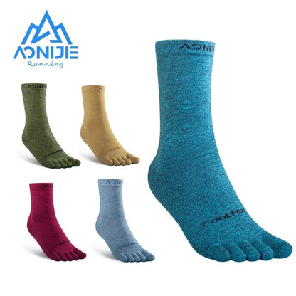 AONIJIE E4830 Cool Max Toe Socks [3 pairs] - LARGE