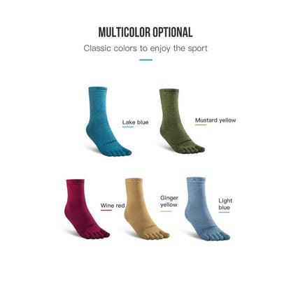 AONIJIE E4830 Cool Max Toe Socks [3 pairs] - LARGE