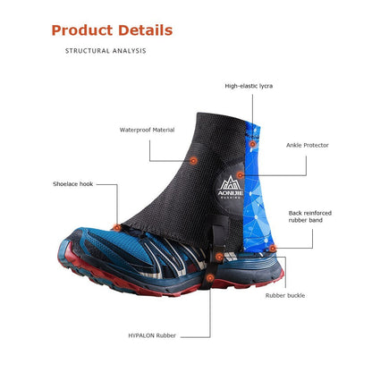 AONIJIE E941 Trail Running Gaiters [BLUE]