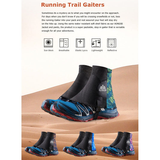 AONIJIE E941 Trail Running Gaiters [BLUE]