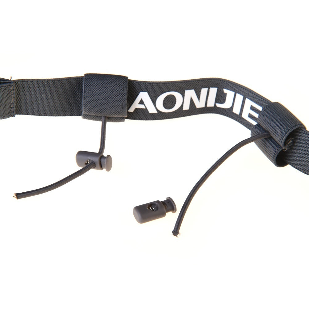 AONIJIE Running Race Number Belt BIB HOLDER [E4076] - BLACK